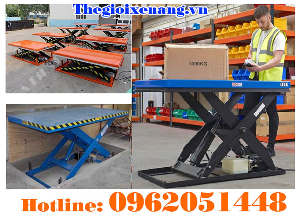 Bàn Nâng điện 1 Tấn Cao 1m Cố định 1